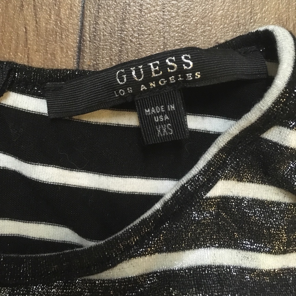 Guess Sparkle Striped Tank - Picture 2 of 2